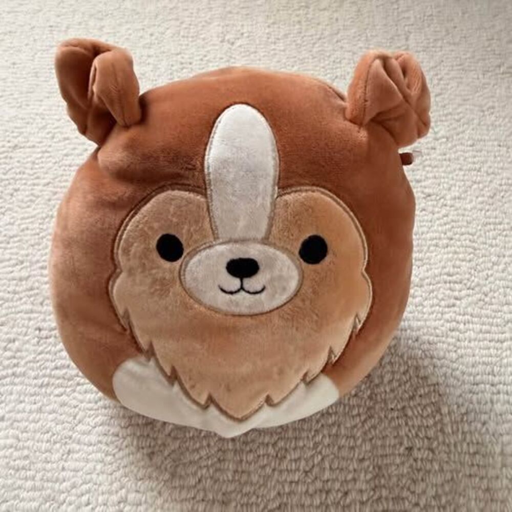 Squishmallows Alex Brown & White Bulldog Plush Kellytoy 2019 No Hang Tag